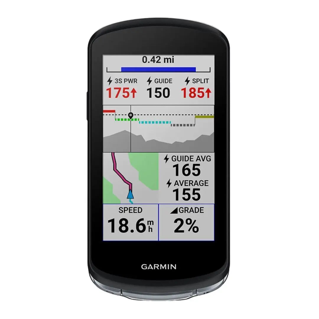 Garmin Edge 1040 Solar GPS Bike Computer with Stamina Tracking and Long-Lasting Battery