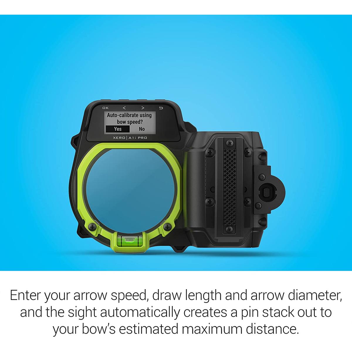 Garmin Xero A1i Pro Auto-Ranging Digital Bow Sight with Dual-Color LED Pins, Right Handed
