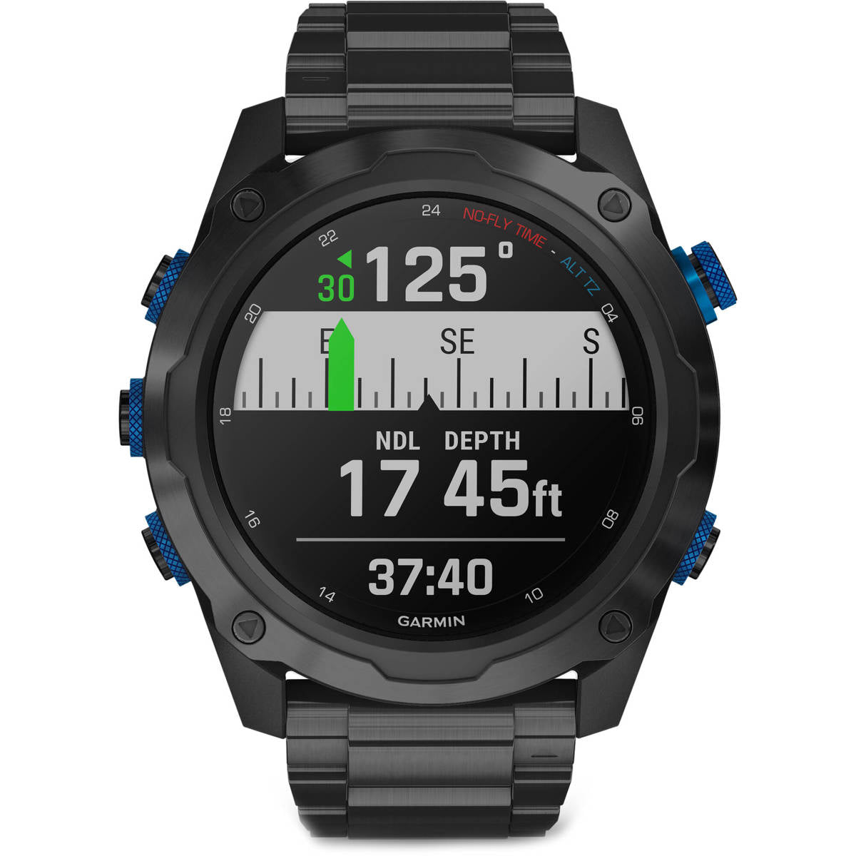 Garmin Descent Mk2i Dive 52mm GPS Smart Watch with Descent T1 Transmitter Bundle, Titanium Carbon Gray DLC with DLC Titanium