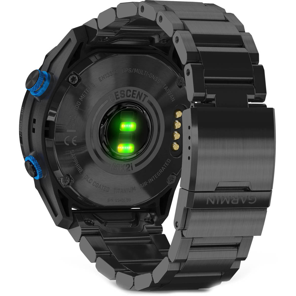 Garmin Descent Mk2i Dive 52mm GPS Smart Watch with Descent T1 Transmitter Bundle, Titanium Carbon Gray DLC with DLC Titanium