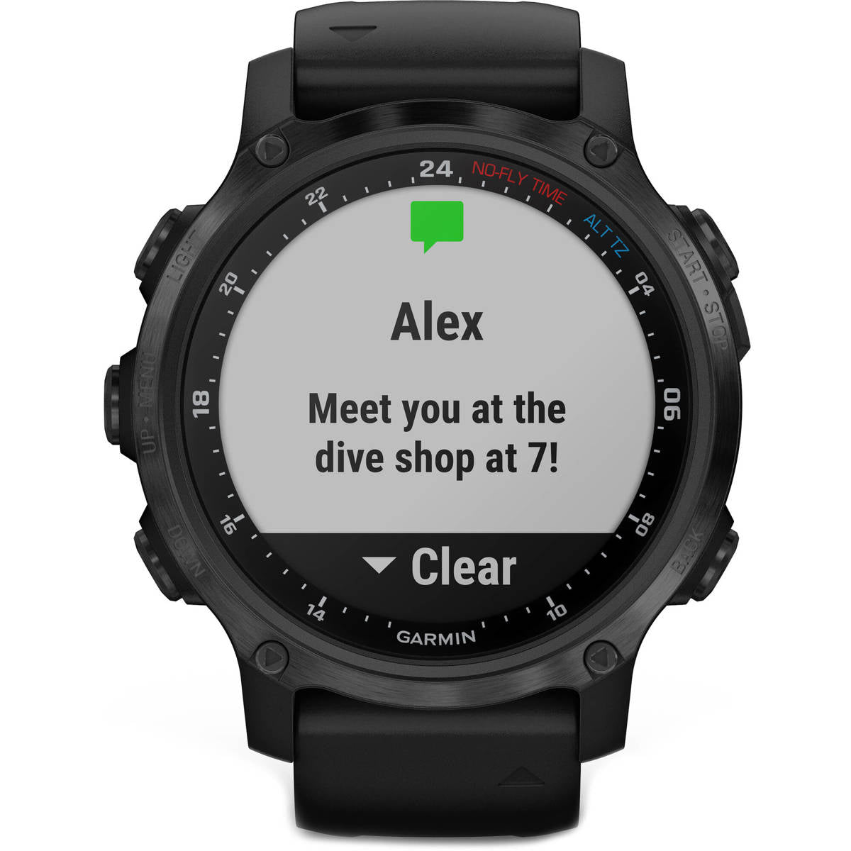 Garmin Descent MK2S Dive 43mm GPS Smart Watch, Carbon Gray DLC with Black Silicone Band