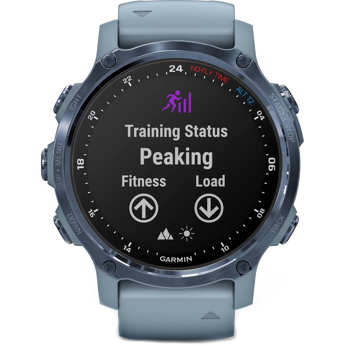 Garmin Descent MK2S Dive 43mm GPS Smart Watch, Mineral Blue with Sea Foam Silicone Band