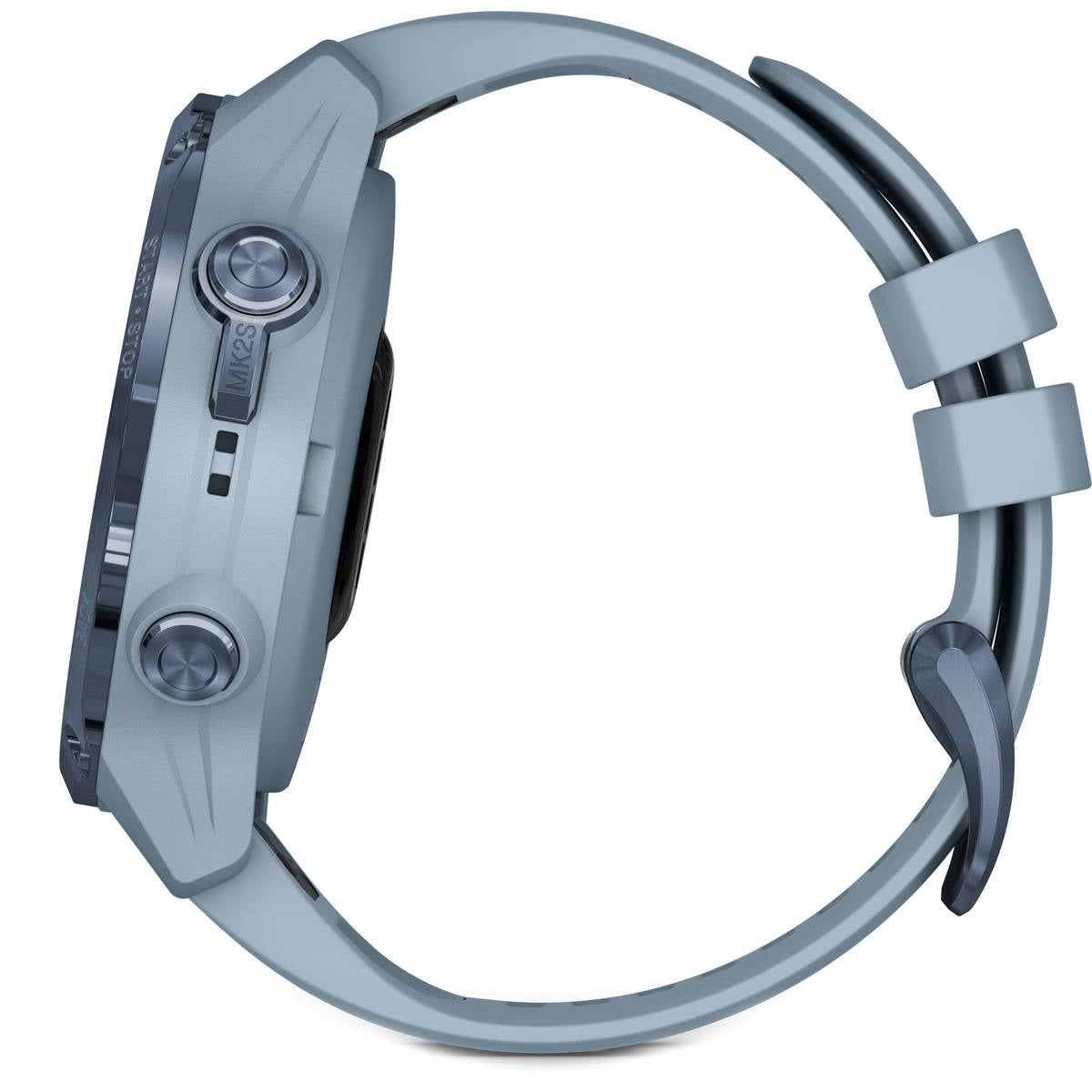 Garmin Descent MK2S Dive 43mm GPS Smart Watch, Mineral Blue with Sea Foam Silicone Band