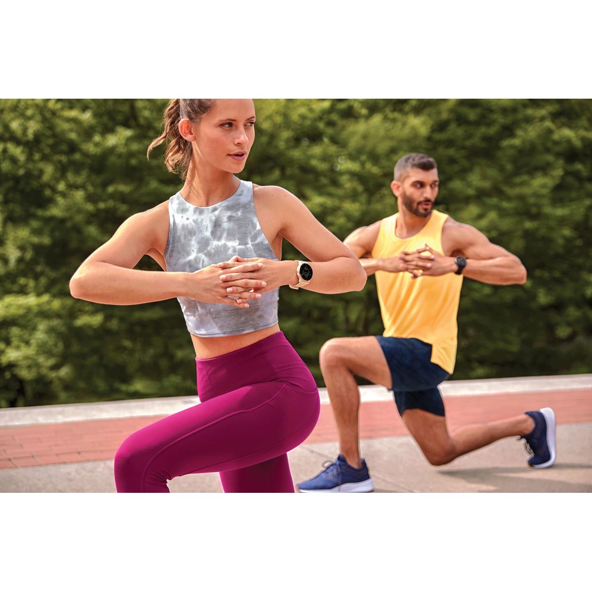 Garmin Venu 2 Plus 43mm GPS Smart Watch, Powder Gray with Silicone Band