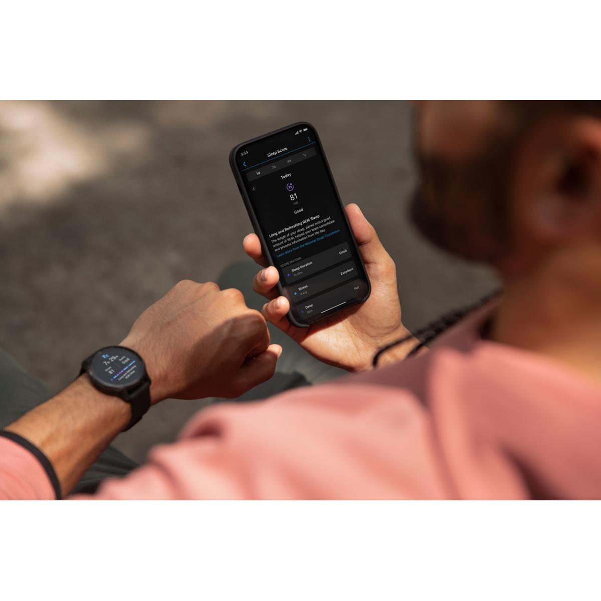 Garmin Venu 2 Plus 43mm GPS Smart Watch, Powder Gray with Silicone Band