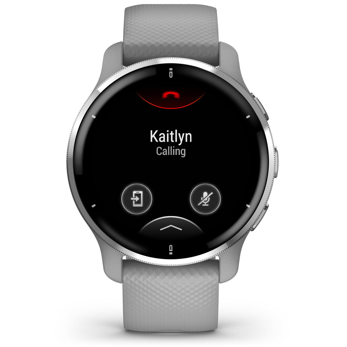 Garmin Venu 2 Plus 43mm GPS Smart Watch, Powder Gray with Silicone Band