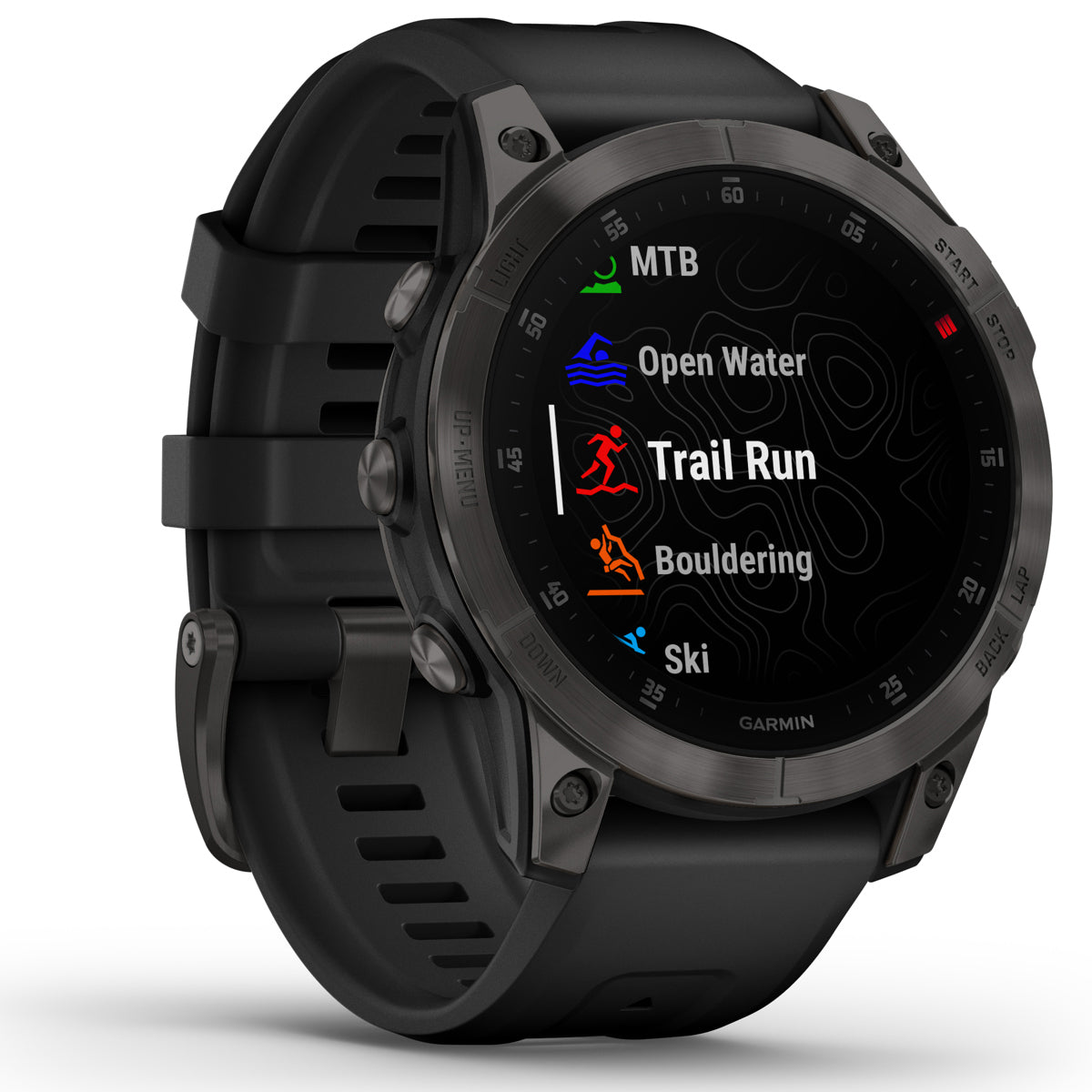 Garmin Epix Gen 2 Sapphire 47mm GPS Smartwatch, Black Titanium