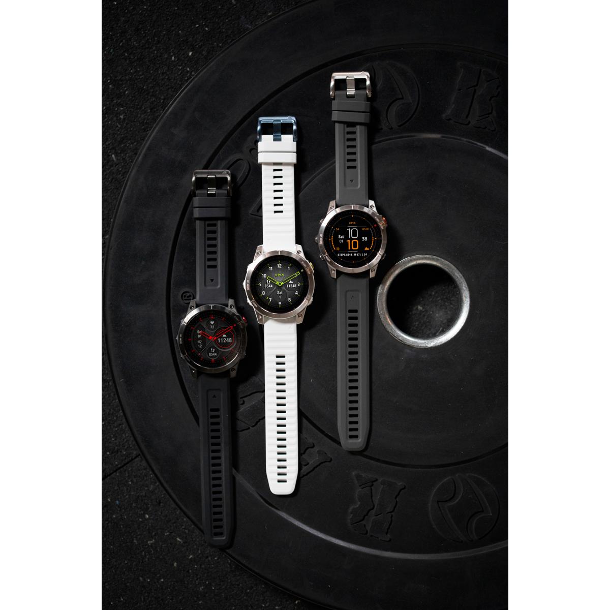 Garmin Epix Gen 2 Sapphire 47mm GPS Smartwatch, Black Titanium