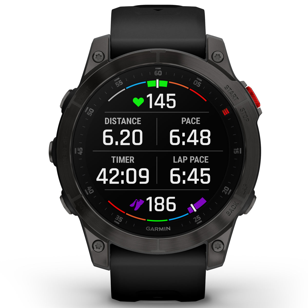 Garmin Epix Gen 2 Sapphire 47mm GPS Smartwatch, Black Titanium
