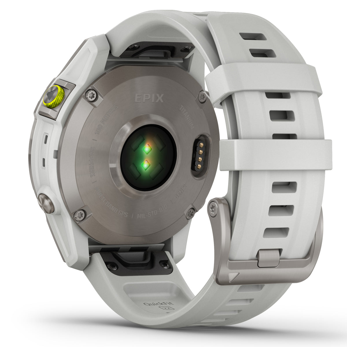 Garmin Epix Gen 2 Sapphire 47mm GPS Smartwatch, White Titanium