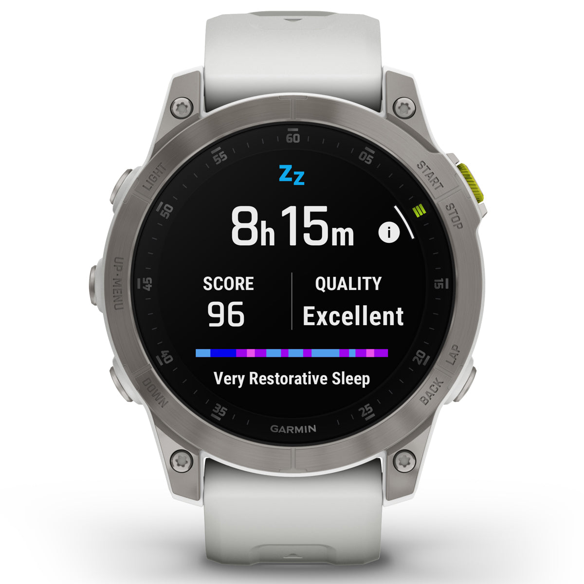 Garmin Epix Gen 2 Sapphire 47mm GPS Smartwatch, White Titanium