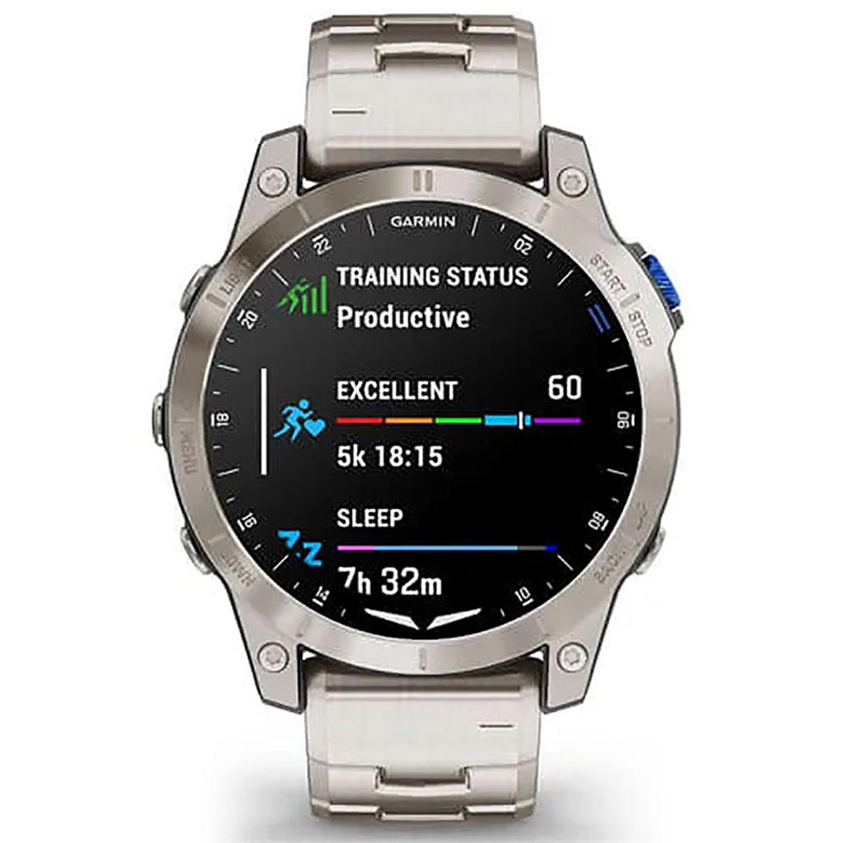 Garmin D2 Mach 1 GPS Aviator Smartwatch with Vented Titanium Bracelet