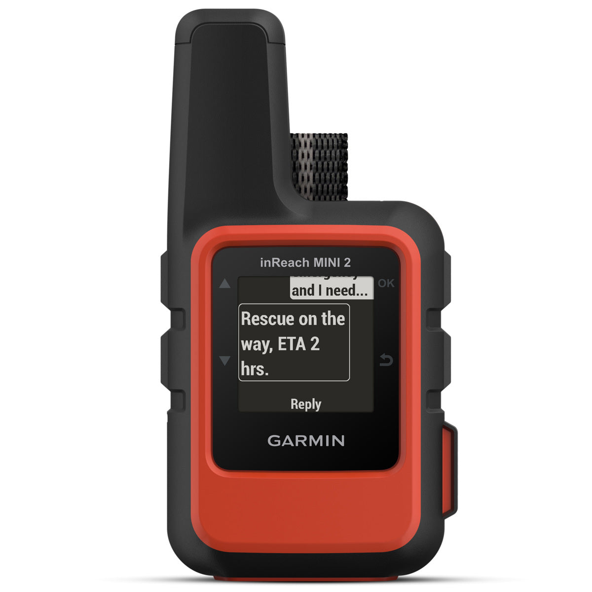 Garmin inReach Mini 2 Compact Satellite Communicator, Flame Red