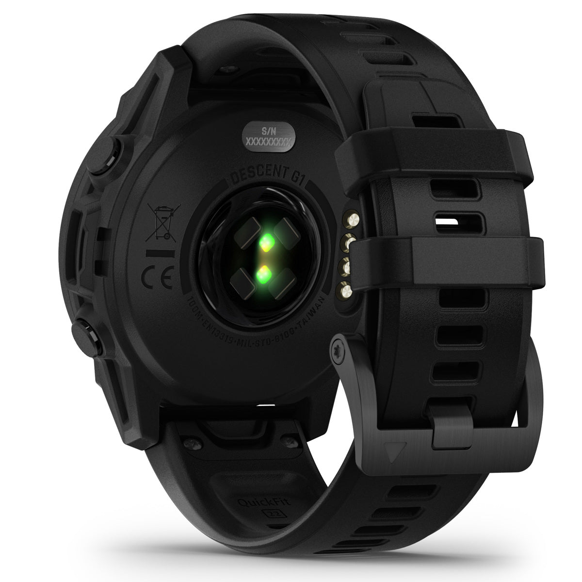 Garmin Descent G1 Solar Dive 45mm GPS Smartwatch, Black