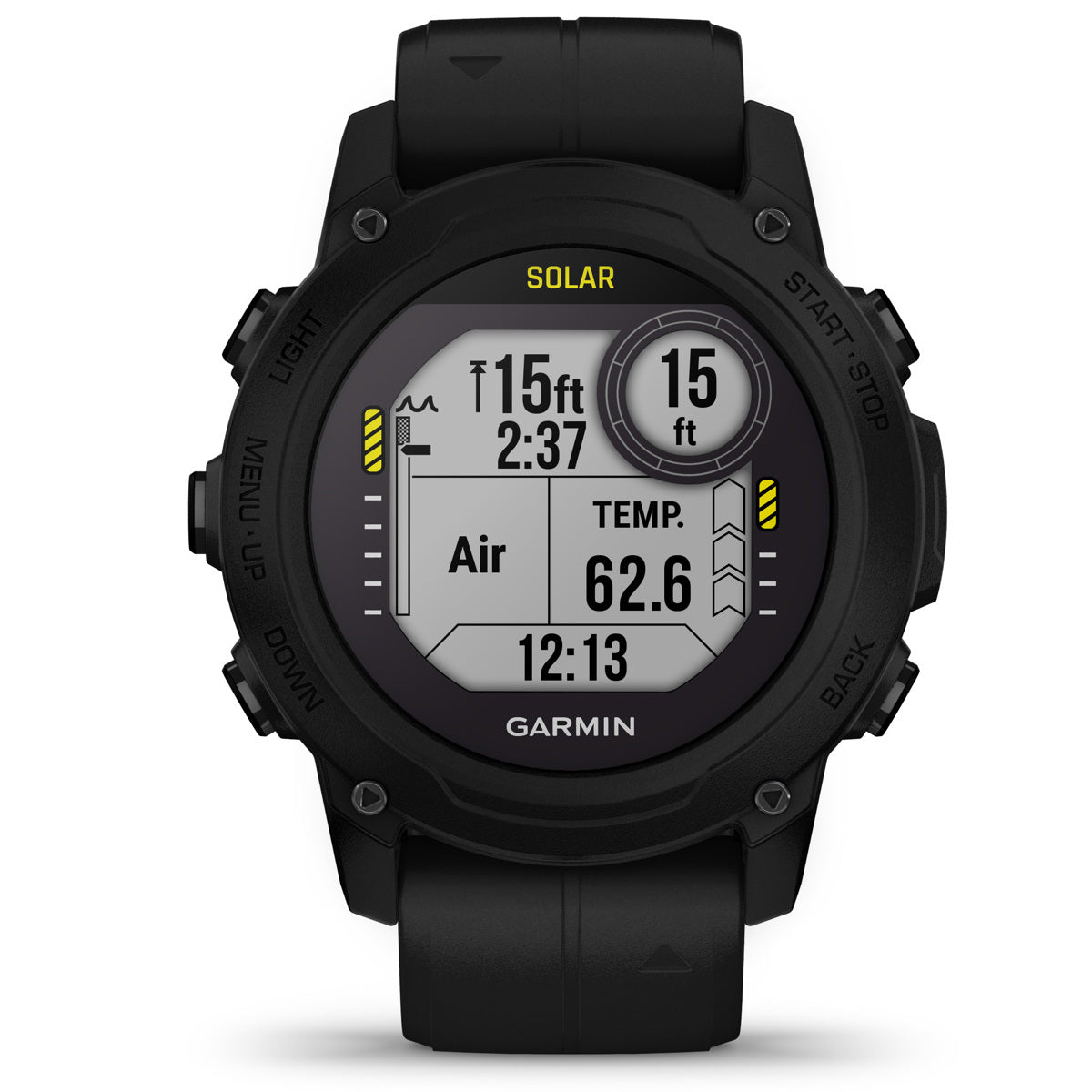 Garmin Descent G1 Solar Dive 45mm GPS Smartwatch, Black