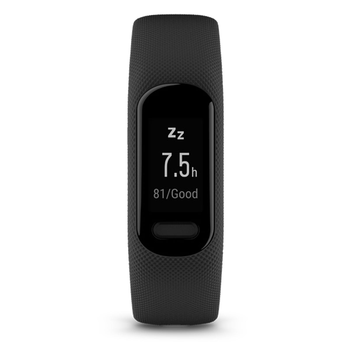 Garmin vivosmart 5 Fitness Tracker, Black Case with Black Silicone Band, Large
