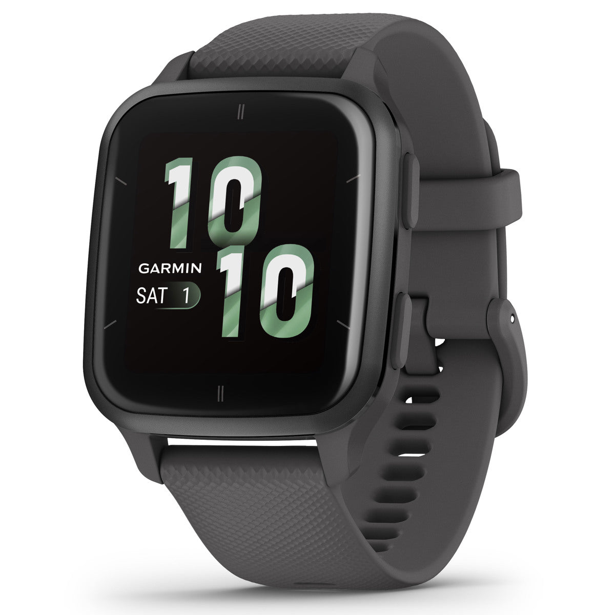 Garmin Venu SQ 2 GPS Smartwatch, Slate Aluminum Bezel with Shadow Gray Case and Silicone Band