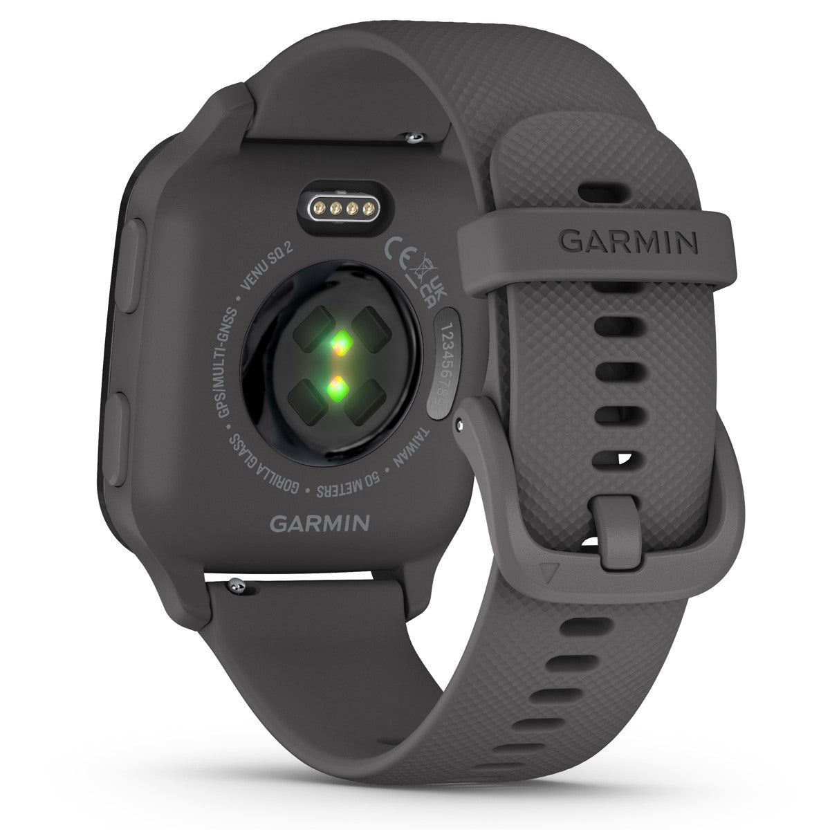 Garmin Venu SQ 2 GPS Smartwatch, Slate Aluminum Bezel with Shadow Gray Case and Silicone Band