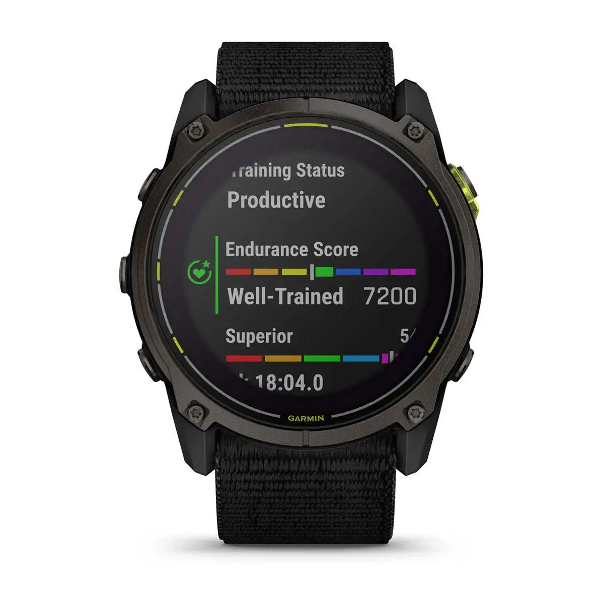 Garmin Enduro 3 Solar Sapphire 51mm GPS Smartwatch, Carbon Gray DLC Titanium with Black Ultrafit Nylon Strap