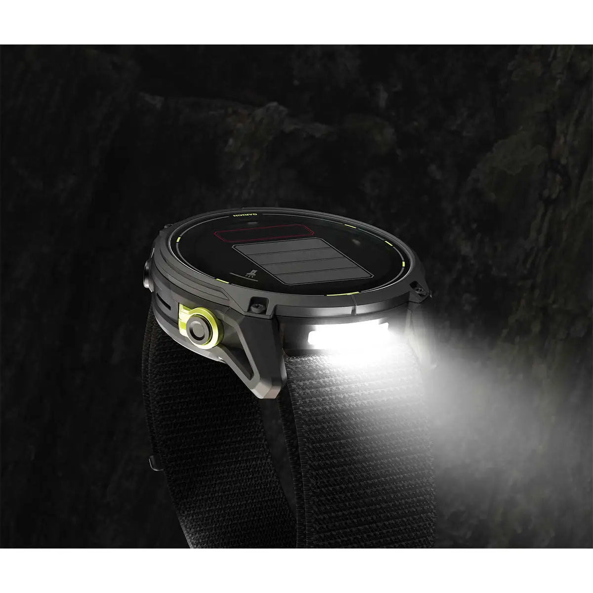 Garmin Enduro 3 Solar Sapphire 51mm GPS Smartwatch, Carbon Gray DLC Titanium with Black Ultrafit Nylon Strap