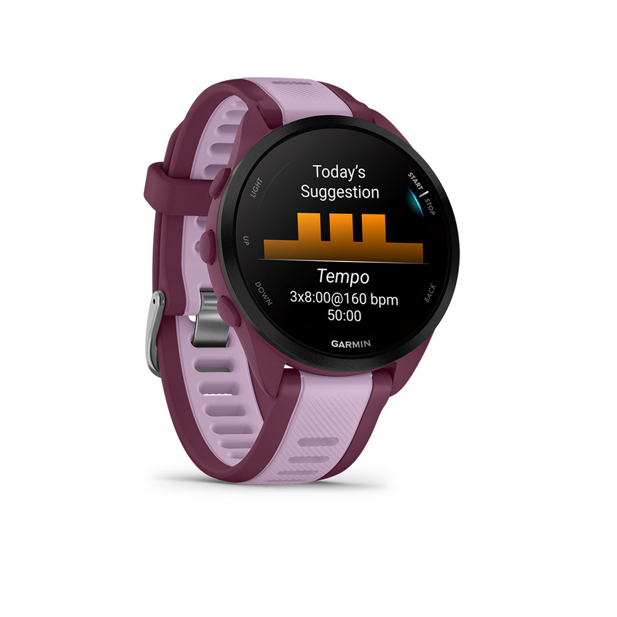 Garmin Forerunner 165 Music GPS Smartwatch Berry/Lilac