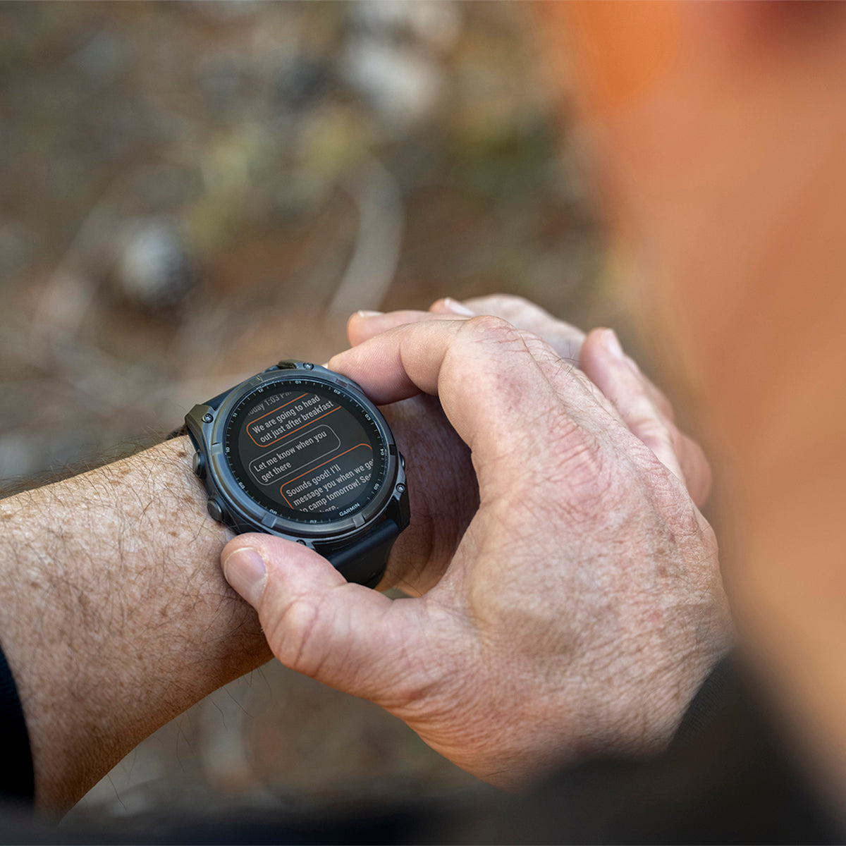 Garmin fenix 8 47mm AMOLED GPS Smartwatch, Slate Gray with Black Silicone Band