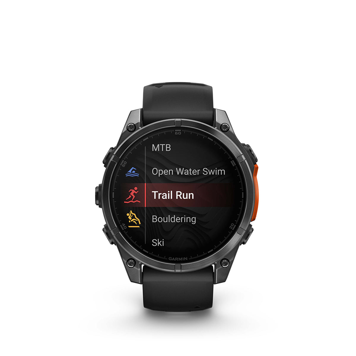 Garmin fenix 8 47mm AMOLED GPS Smartwatch, Slate Gray with Black Silicone Band
