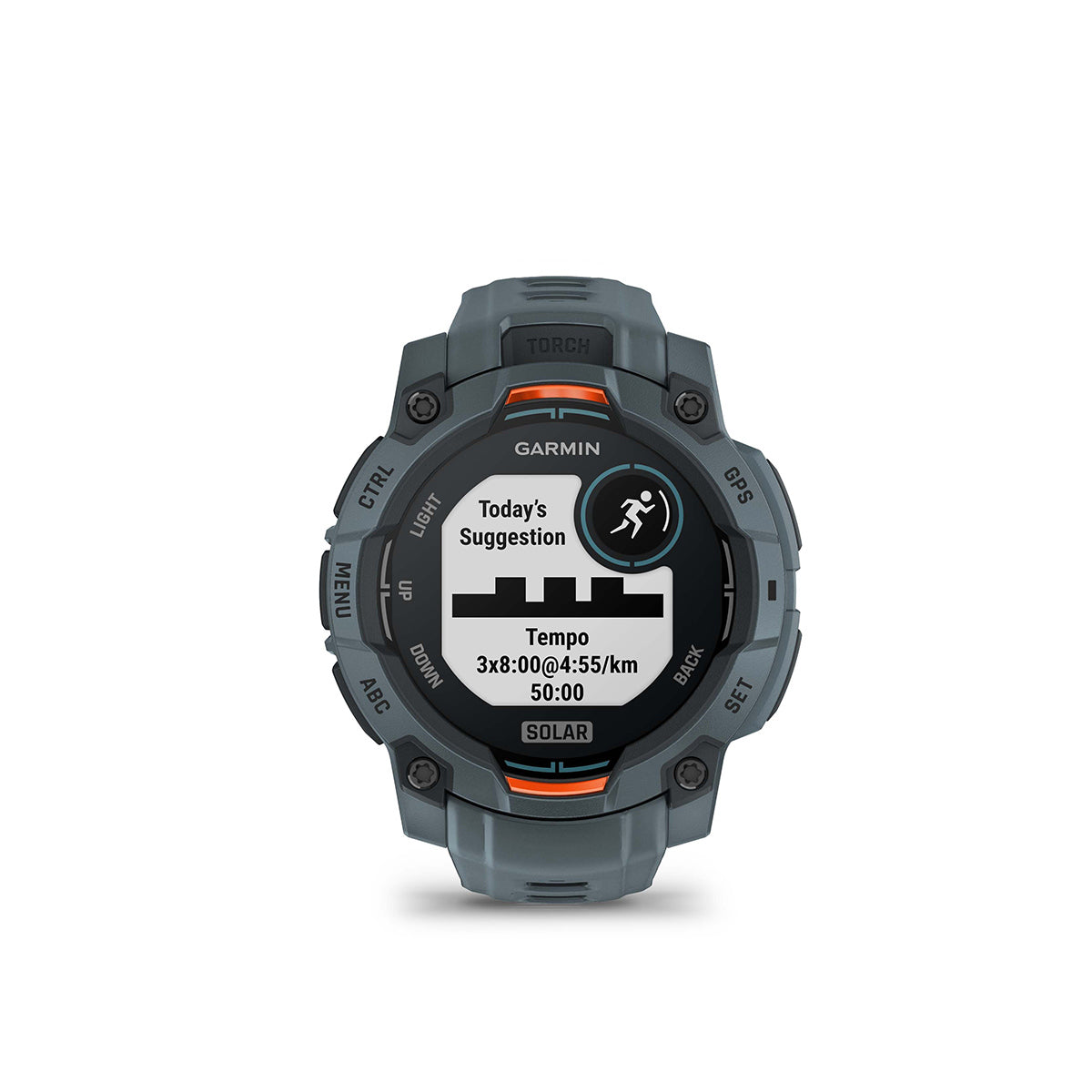 Garmin Instinct 3 45mm Solar GPS Smartwatch with Silicone Band Twilight