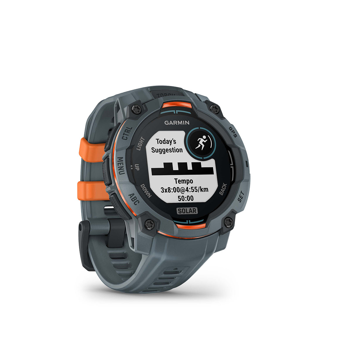 Garmin Instinct 3 45mm Solar GPS Smartwatch with Silicone Band Twilight