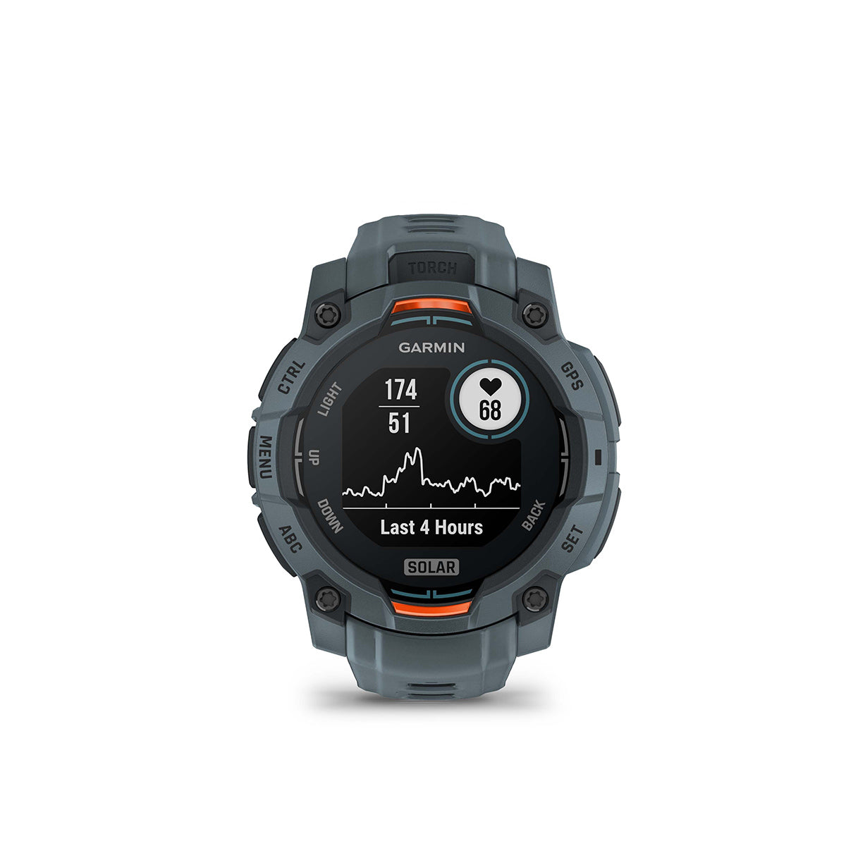 Garmin Instinct 3 45mm Solar GPS Smartwatch with Silicone Band Twilight