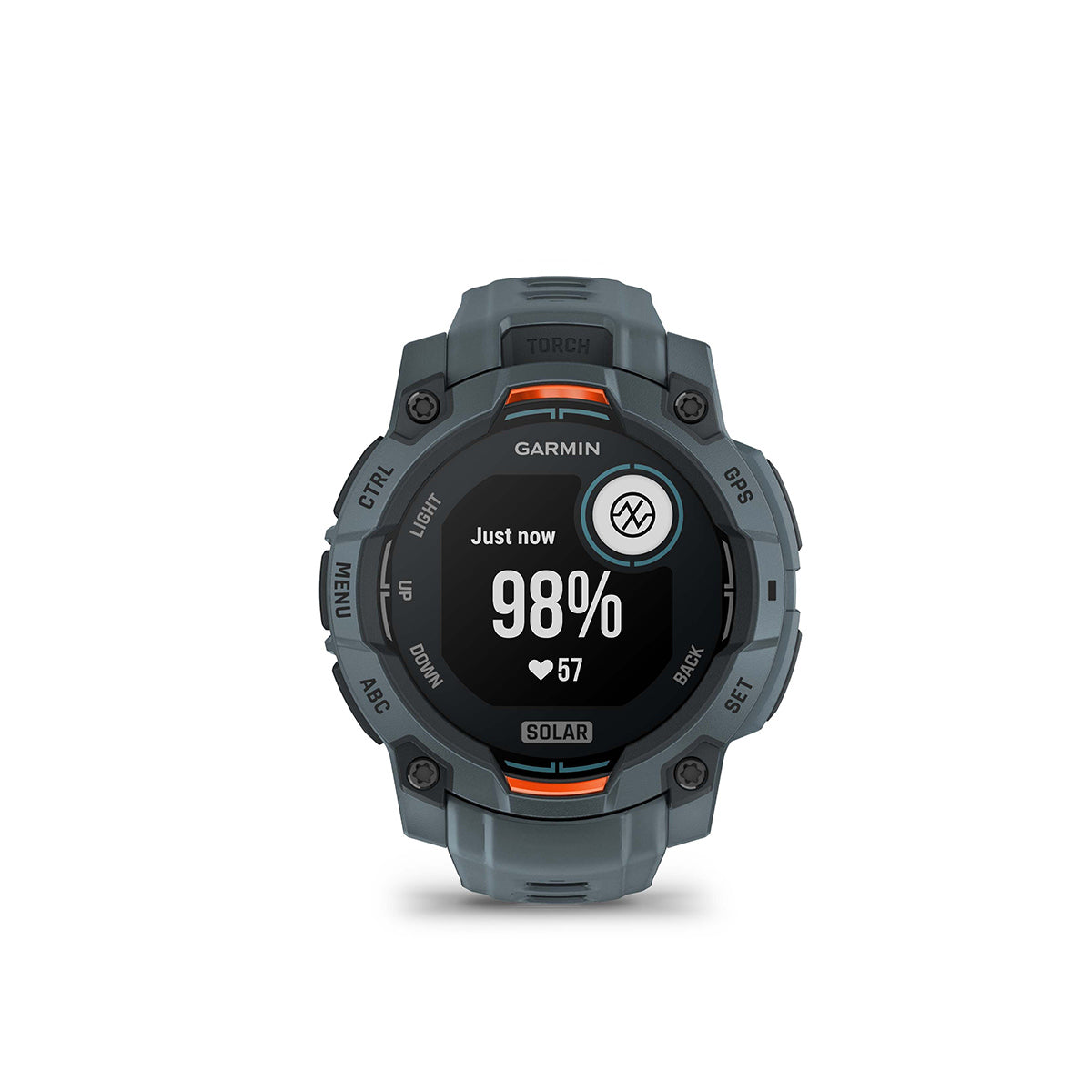 Garmin Instinct 3 45mm Solar GPS Smartwatch with Silicone Band Twilight