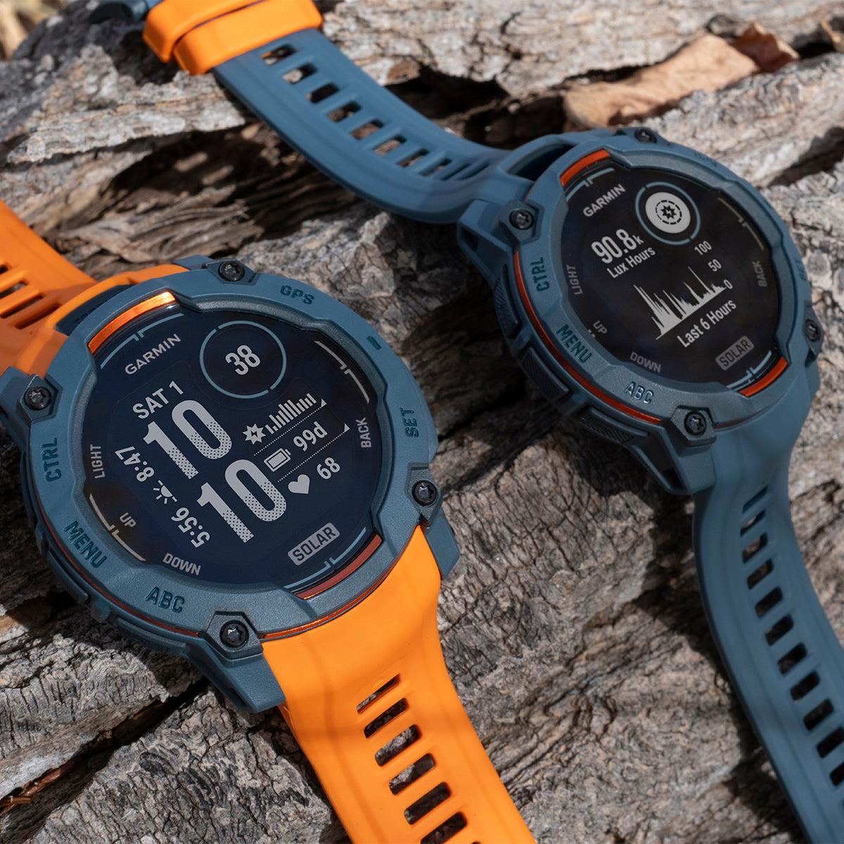Garmin Instinct 3 45mm Solar GPS Smartwatch with Silicone Band Twilight