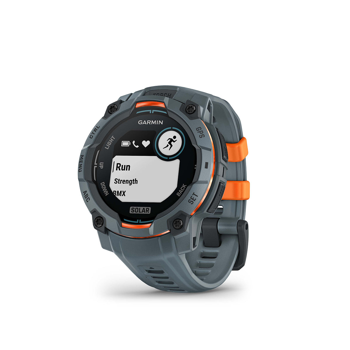 Garmin Instinct 3 45mm Solar GPS Smartwatch with Silicone Band Twilight