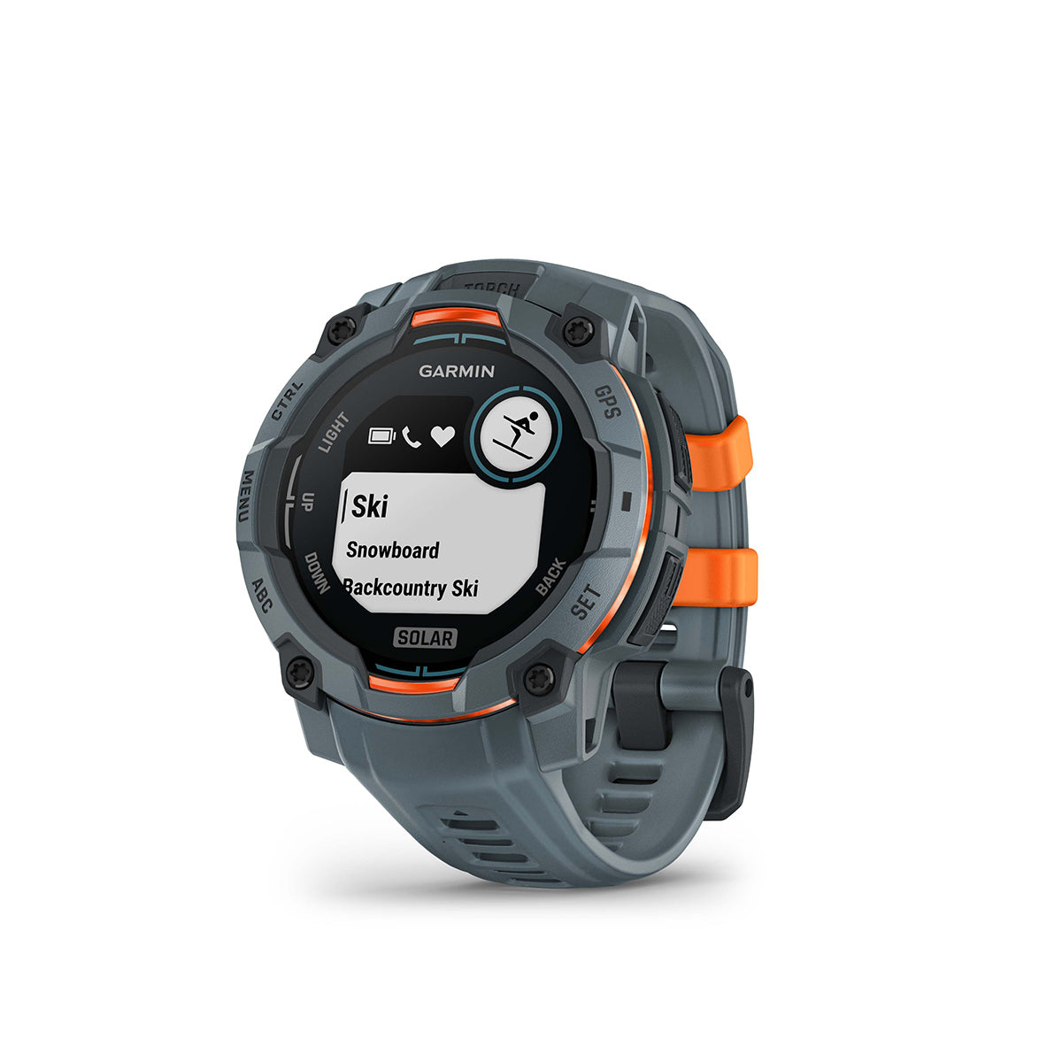 Garmin Instinct 3 45mm Solar GPS Smartwatch with Silicone Band Twilight