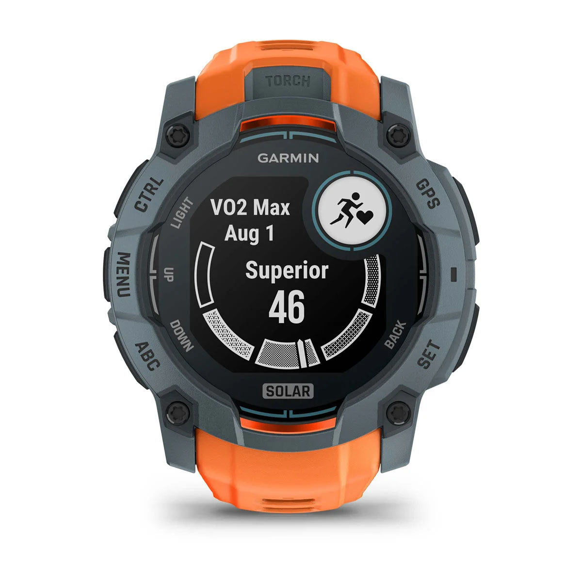 Garmin Instinct 3 50mm Solar Rugged GPS Smartwatch, Twilight Bezel with Solstice Silicone Band