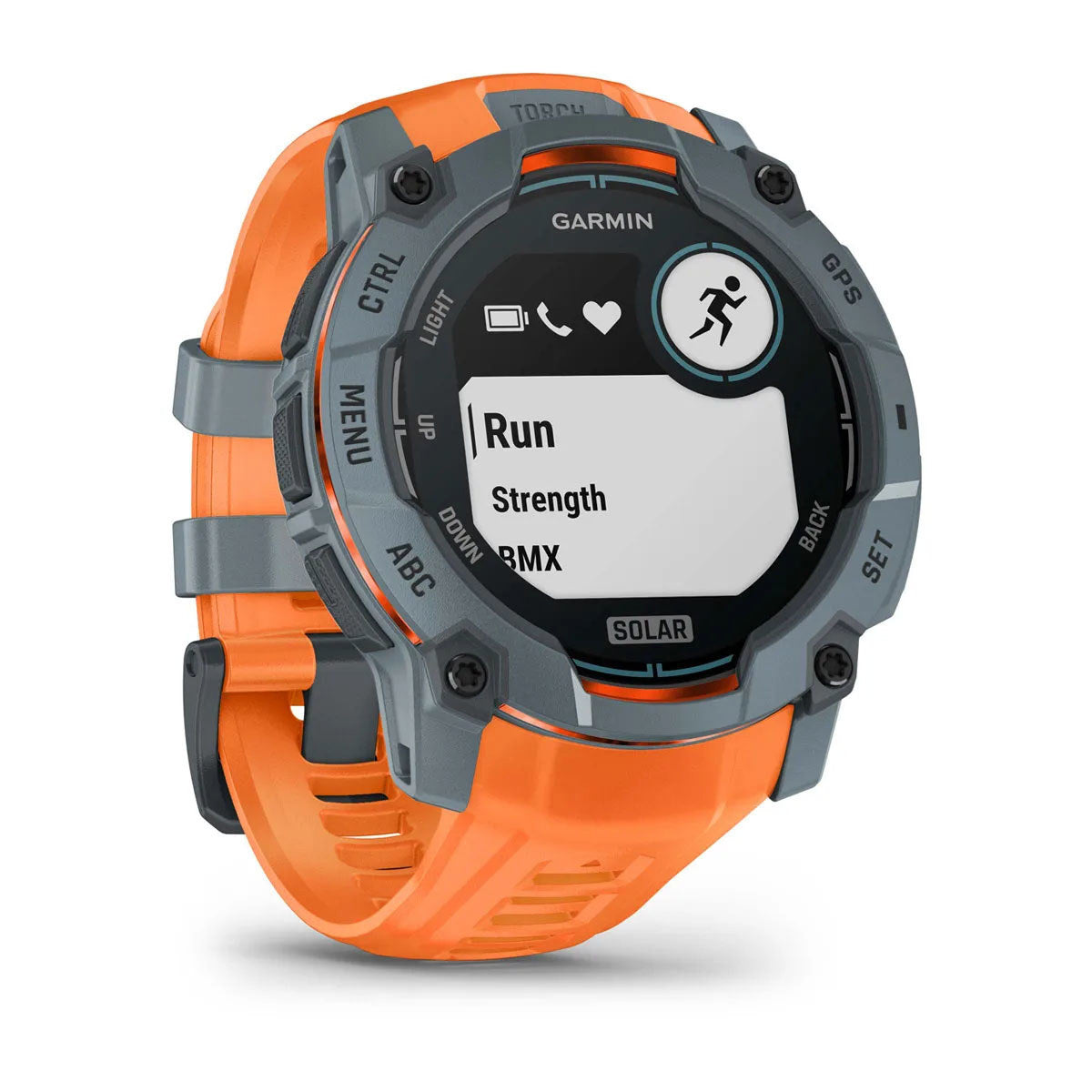 Garmin Instinct 3 50mm Solar Rugged GPS Smartwatch, Twilight Bezel with Solstice Silicone Band