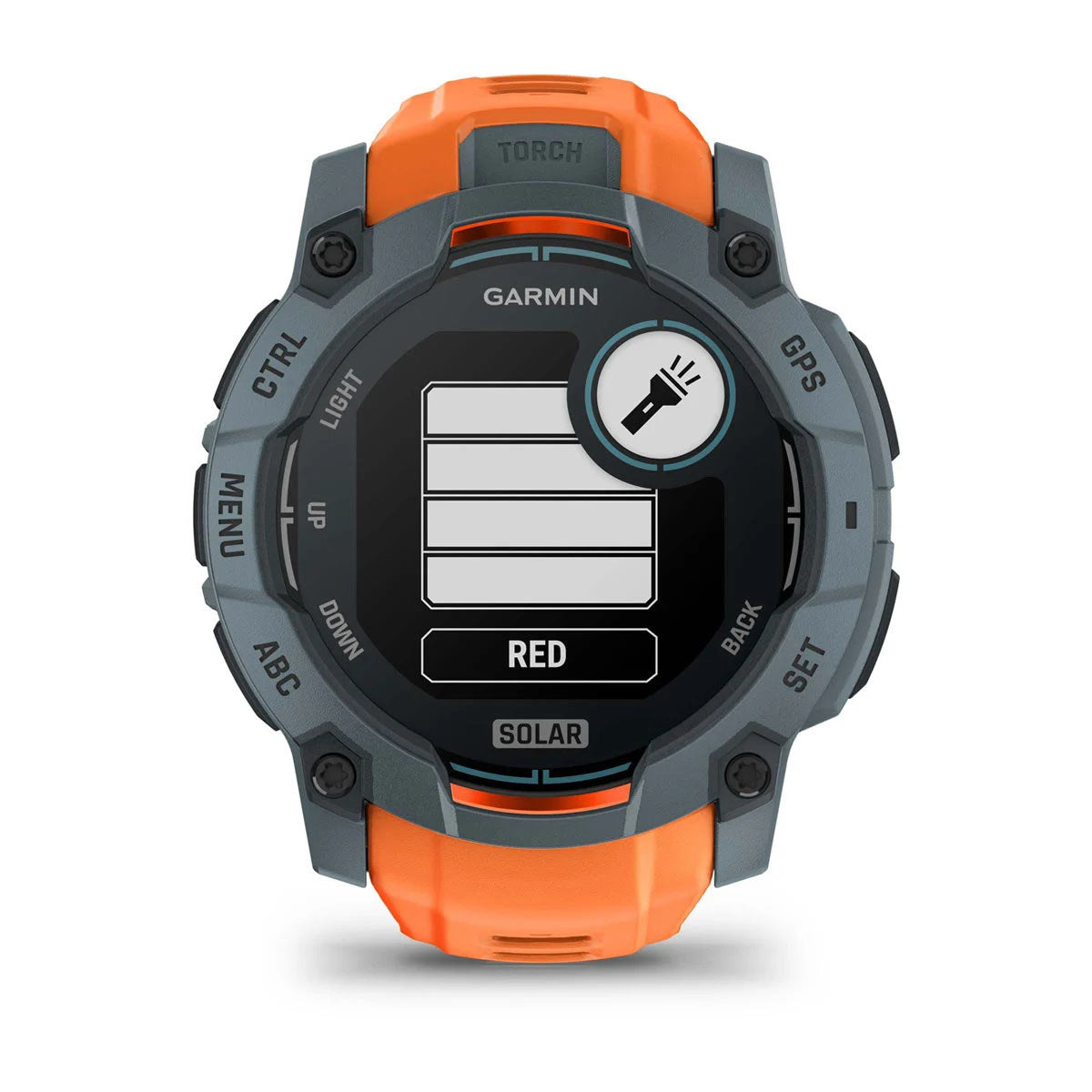 Garmin Instinct 3 50mm Solar Rugged GPS Smartwatch, Twilight Bezel with Solstice Silicone Band