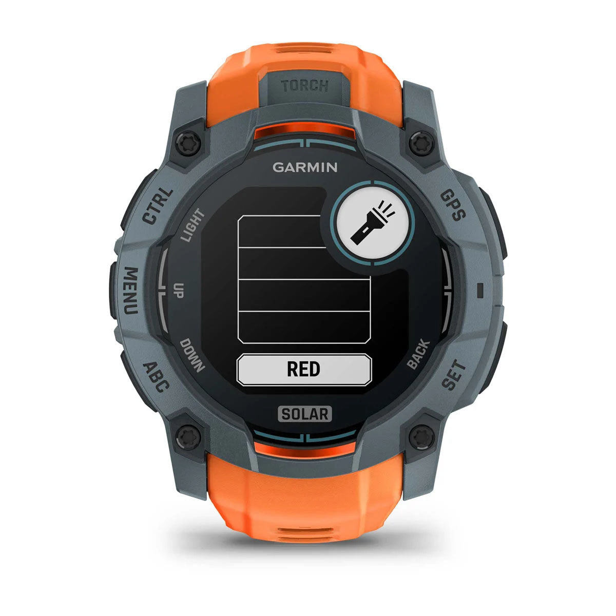 Garmin Instinct 3 50mm Solar Rugged GPS Smartwatch, Twilight Bezel with Solstice Silicone Band