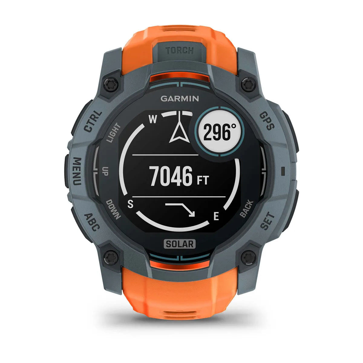 Garmin Instinct 3 50mm Solar Rugged GPS Smartwatch, Twilight Bezel with Solstice Silicone Band