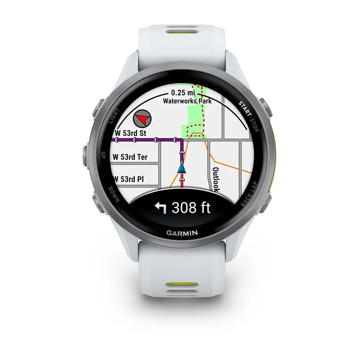 Garmin Forerunner 970 Advanced GPS Running Smartwatch Titanium/Whitestone