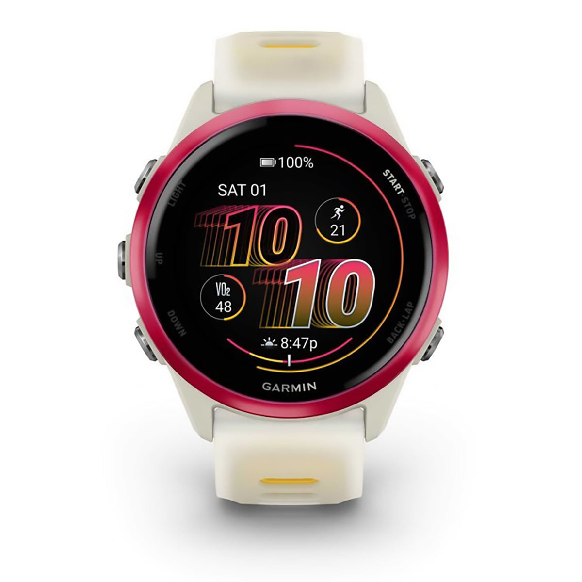 Garmin Forerunner 570 Advanced GPS Running Smartwatch Raspberry 42mm