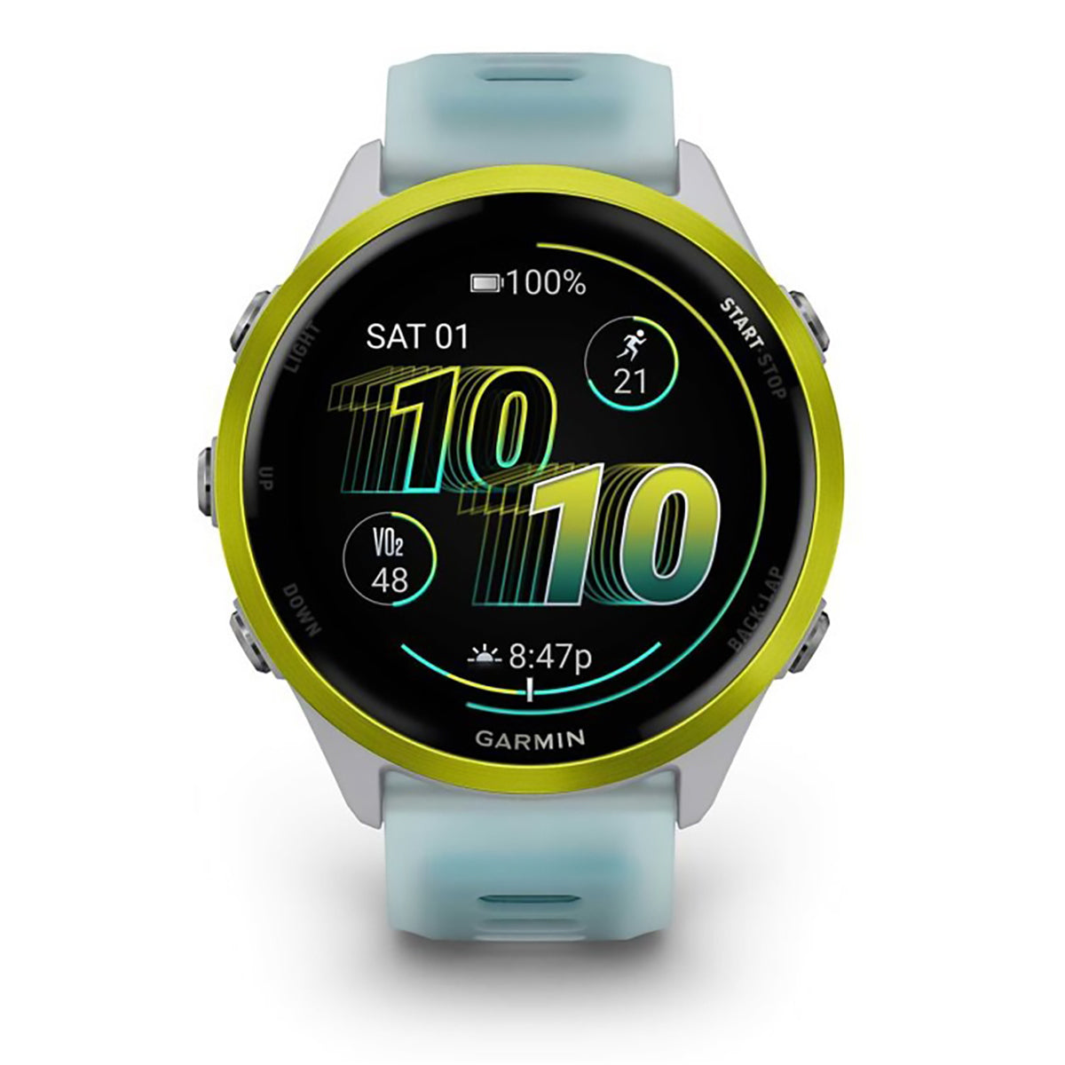 Garmin Forerunner 570 Advanced GPS Running Smartwatch Amp Yellow/Whitestone 47mm