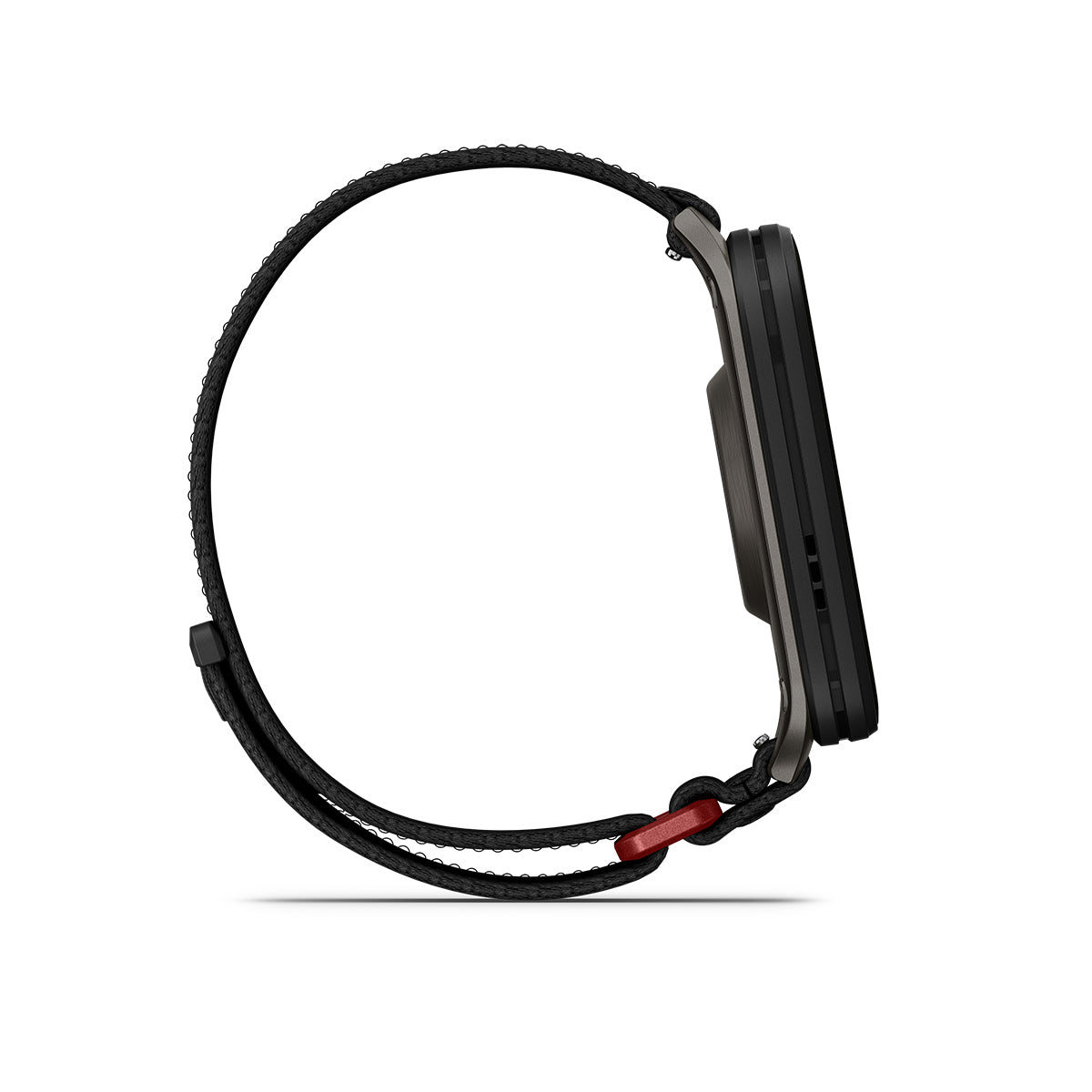 Garmin Venu X1 AMOLED GPS Smartwatch, Slate Titanium Caseback with Black ComfortFit Nylon Band