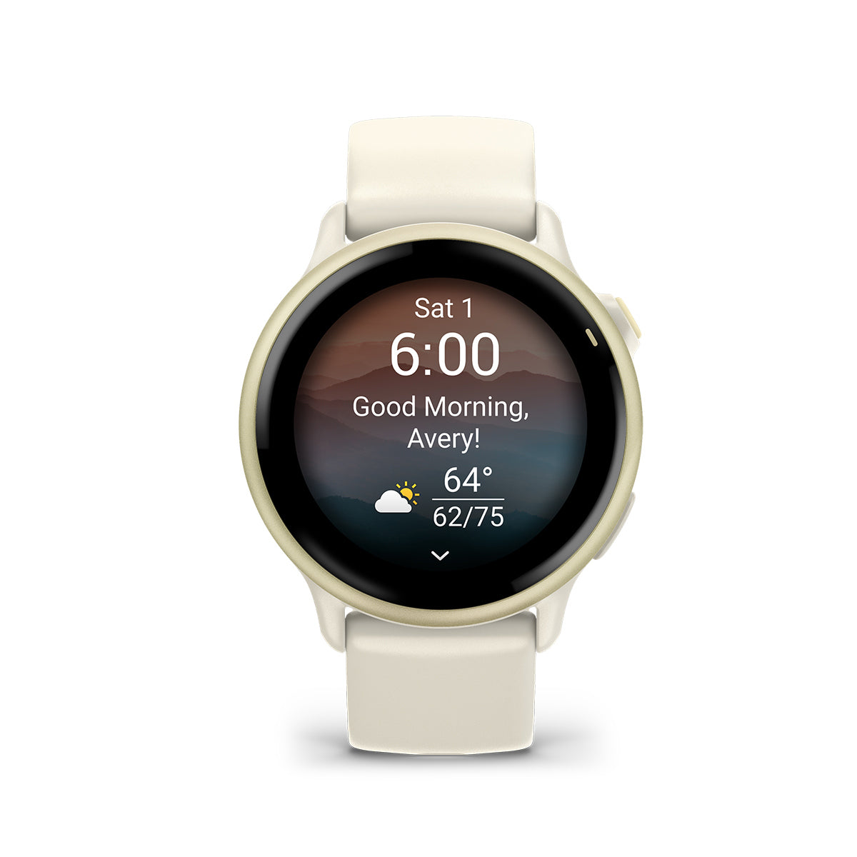 Garmin vivoactive 6 42mm GPS Smartwatch Lunar Gold