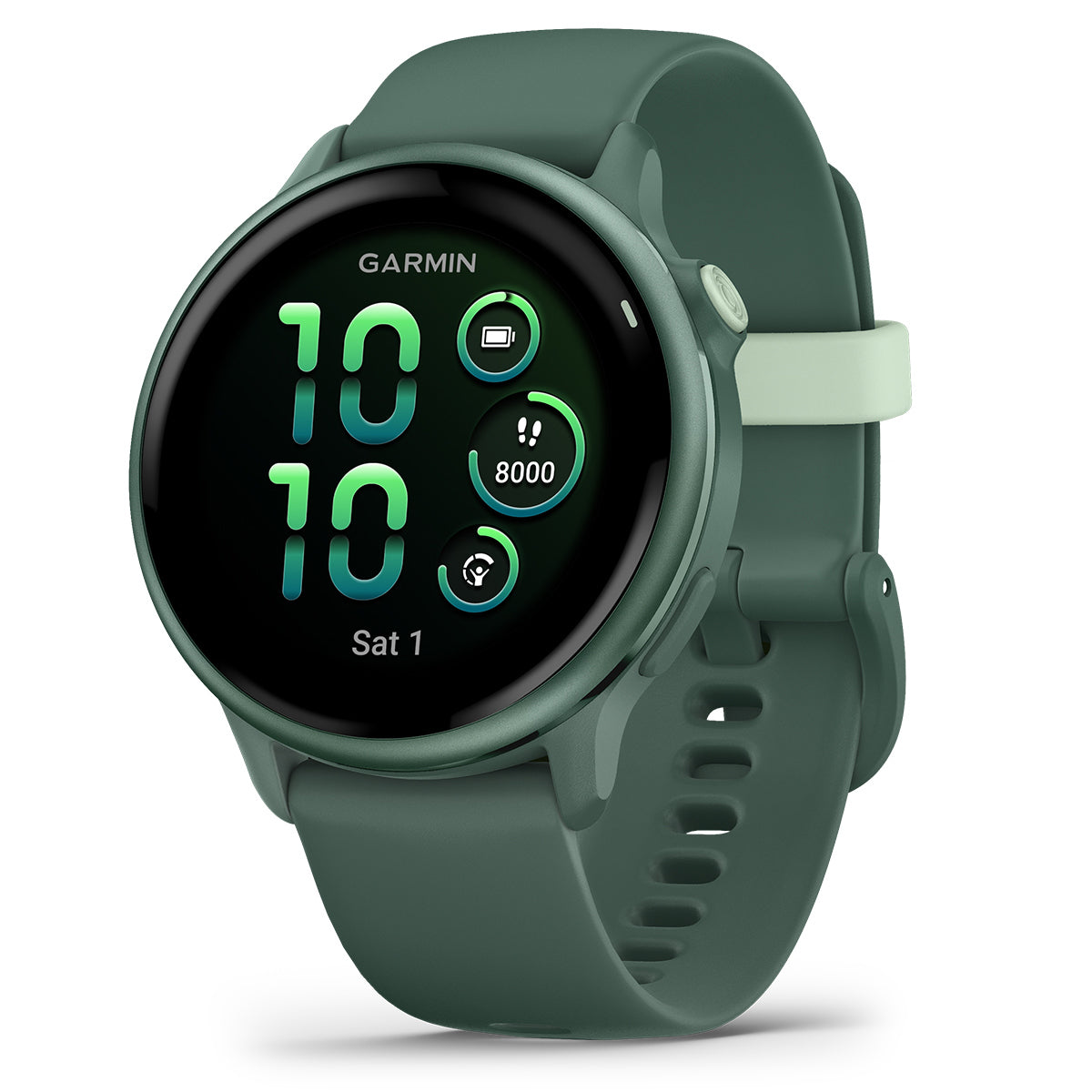 Garmin vivoactive 6 42mm GPS Smartwatch Metallic Jasper Green