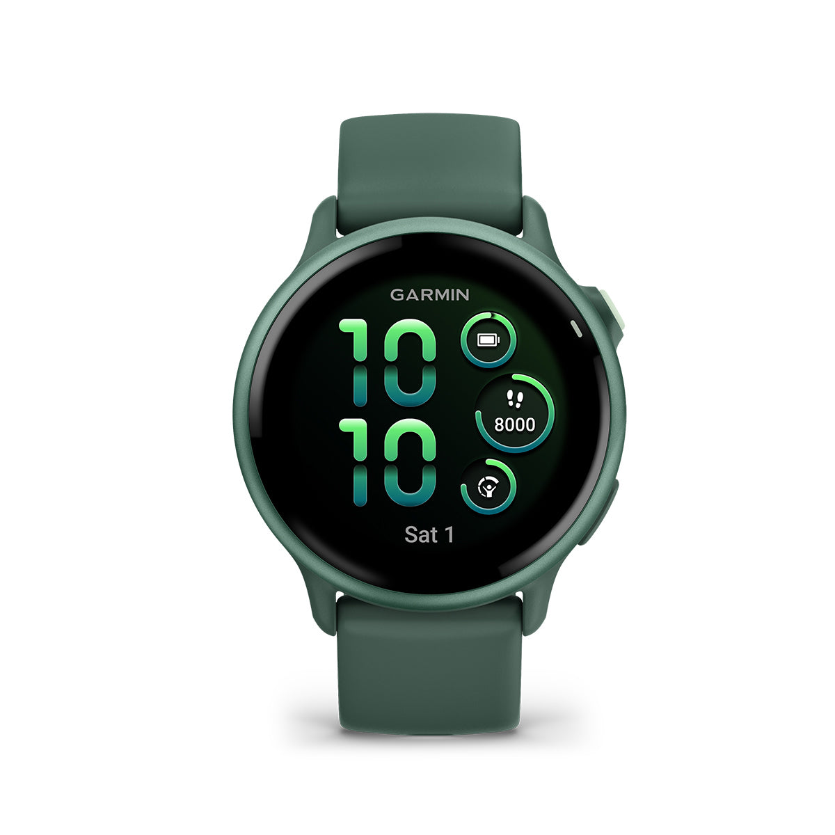 Garmin vivoactive 6 42mm GPS Smartwatch Metallic Jasper Green