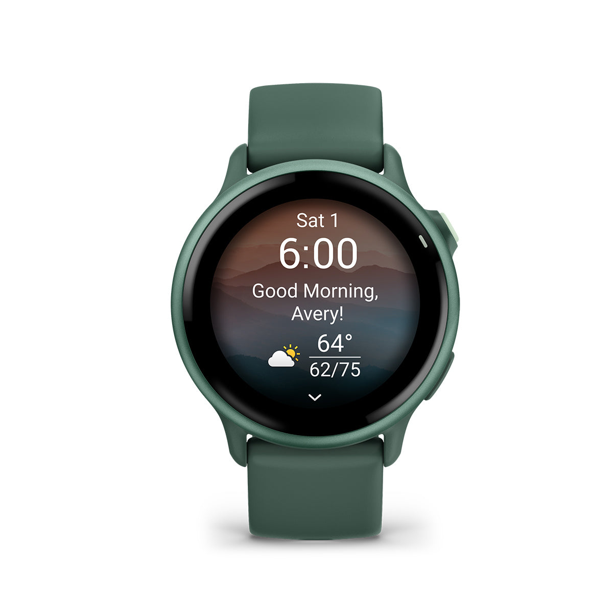 Garmin vivoactive 6 42mm GPS Smartwatch Metallic Jasper Green