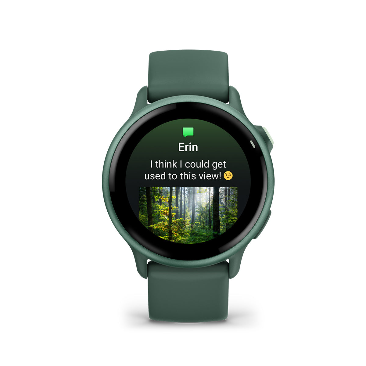 Garmin vivoactive 6 42mm GPS Smartwatch Metallic Jasper Green