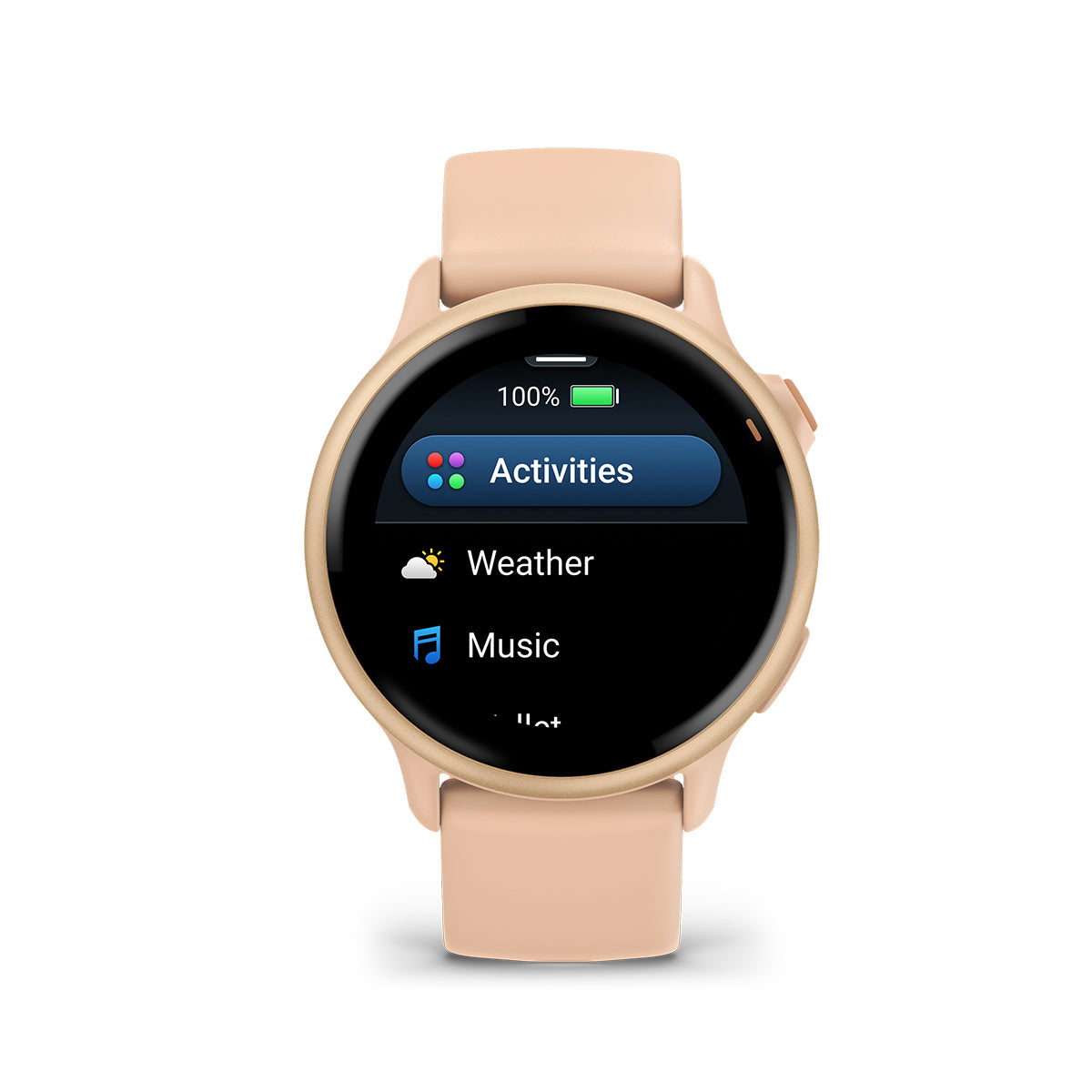 Garmin vivoactive 6 42mm GPS Smartwatch Metallic Pink Dawn