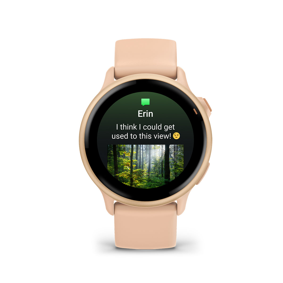 Garmin vivoactive 6 42mm GPS Smartwatch Metallic Pink Dawn